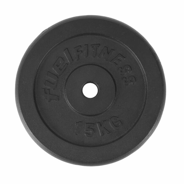 FUEL Fitness Guss-Hantelscheibe 30mm 1x 15kg