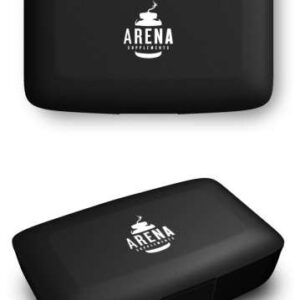 Arena Supplements Pillenbox Schwarz