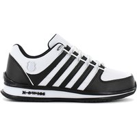 K-Swiss Rinzler - Herren Leder Schuhe Weiß-Schwarz 01235-944-M