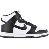 Nike Dunk High Retro - Herren Schuhe Leder Weiß-Schwarz DD1399-105