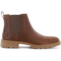 TIMBERLAND Elmhurst Mid Chelsea Boot - Herren Stiefelette Leder Braun TB0A29N5-F13