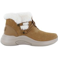 Skechers On-the-GO Midtown - Cozy Vibes - Damen Winter Stiefel Gefüttert Leder Braun 144271-CSNT