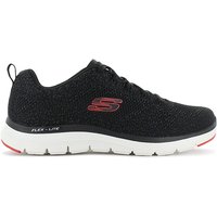 Skechers Flex Advantage 4.0 - Handor - Herren Schuhe Sneakers Schwarz 232365-BKRD