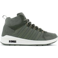 K-Swiss Vista Trainer Mid Winter - Herren Sneakers Schuhe Leder Grün 07145-379-M