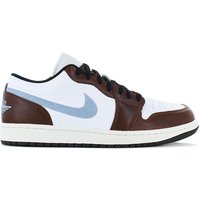 Air Jordan 1 Low SE - Herren Sneakers Schuhe Leder Weiß-Braun FQ7832-142