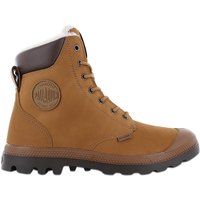 PALLADIUM Pampa Sport Cuff WPS - Herren Stiefel Gefüttert Leder Braun 72992-697-M