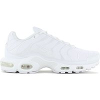 Nike Air Max Plus TN Leather - Triple White - Herren Sneakers Schuhe AJ2029-100