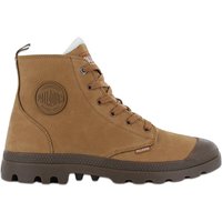 PALLADIUM Pampa HI ZIP WL - Herren Winter Stiefel Gefüttert Leder Braun 05982-257-M