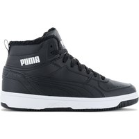 Puma Rebound Joy Fur - Herren Winter Schuhe Gefüttert Sneakers Schwarz 375576-01