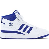 adidas Originals Forum Mid - Herren Sneakers Schuhe Leder Weiß-Blau FY4976