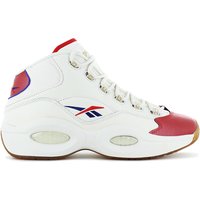 Reebok Question Mid - Herren Basketball Schuhe Leder Weiß GZ7099