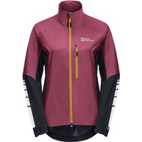 Jack Wolfskin Morobbia 2.5l Jkt W - Damen Fahrrad Regenjacke Jacke Rot 1115561-2198