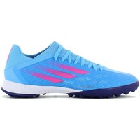 adidas X Speedflow 3 TF Turf - Herren Fußballschuhe Kunstrasen Blau GW7508