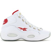 Reebok Question Mid - Herren Sneakers Basketball Schuhe Leder Weiß GX0230