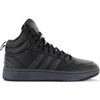 adidas Hoops 3.0 Mid WTR - Herren Winter Schuhe Gefüttert Sneaker Boots Schwarz GW6421