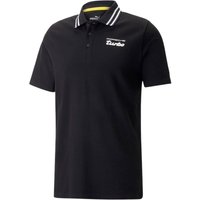 Puma PORSCHE TURBO Legacy Polo - Herren Poloshirt Baumwolle Schwarz 538235-01