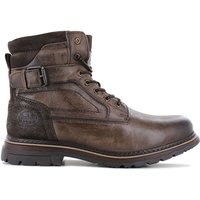 DOCKERS by Gerli Boots - Herren Winter Stiefel Boots Gefüttert Leder Braun 51GL102-140300