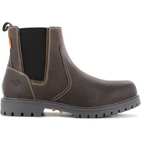 DOCKERS by Gerli Chelsea Boots - Herren Stiefeletten Stiefel Leder Schoko-Braun 53AX004-400360