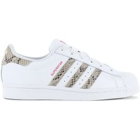 adidas Superstar W - White Snakeskin - Damen Sneakers Schuhe Weiß HQ1918