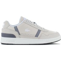 LACOSTE T-CLIP - Herren Sneakers Schuhe Leder Beige 747SMA00672B7