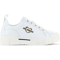 LOVE MOSCHINO Sneakers Leather - Damen Schuhe Weiß JA15625G0EIA0100