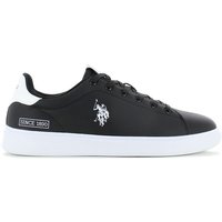 U.S. POLO ASSN. BYRON - Herren Sneakers Schuhe Schwarz 001-BLK-WHI03