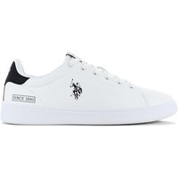 U.S. POLO ASSN. BYRON - Herren Sneakers Schuhe Weiß 001-WHI-BLK04