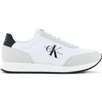 Calvin Klein Retro Runner Low Laceup - Herren Sneakers Schuhe Weiß YM0YM00746-YAF