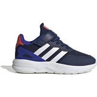 Dieser adidas Schuh für Kinder ist angenehm leicht und versprüht lässige Vibes. Er hat ein flexibles