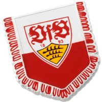 Dieser Pin ist in Form eines VfB Stuttgart Wimpels gestaltet und zeigt das Vereinswappen. Er ist ein Muss für VfB-Fans und kann ganz einfach an Kleidung