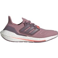 Ein kleiner Extra-Schub. Die Ultraboost-Laufschuhe bieten Komfort und Reaktionsfähigkeit bei jedem Tempo und jeder Distanz. Diese Version wurde speziell für Frauen entwickelt und verfügt über zusätzliche Stollen an der Außensohle für einen zentrierten Übergang. Das Obermaterial aus adidas PRIMEKNIT ist im Fersenbereich mit Schaumstoff ausgestattet