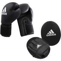 Adidas Box Set: Das perfekte Starterset - Das Adidas Box Set besteht aus einem Paar Boxhandschuhen und einem Paar Pratzen