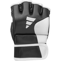 Adidas MMA-Handschuhe Grappling: robust und komfortabel - Die Adidas MMA-Handschuhe Grappling bestehen aus langlebigem FLX 3.0-Kunstleder. Sie bieten eine mehrfache Schaumstoffpolsterung für optimalen Schutz. Mit einem offenen Bereich für Finger und Daumen sind sie typische MMA-Handschuhe. Das Anlegen der Grappling-Handschuhe ist dank des praktischen Klettverschlusses unkompliziert.